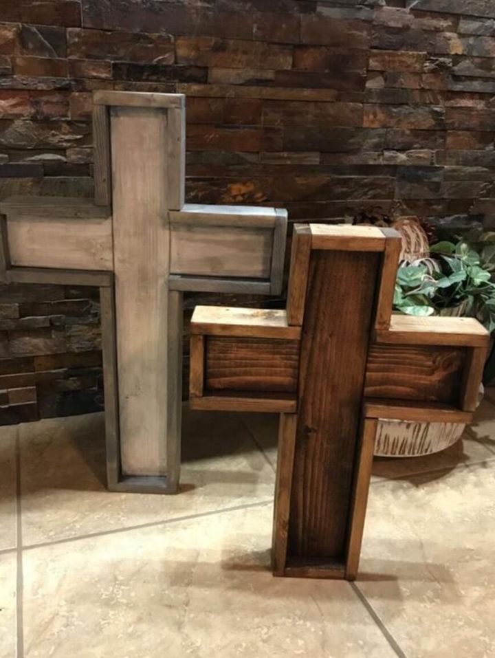 23. DIY Wood Cross Design