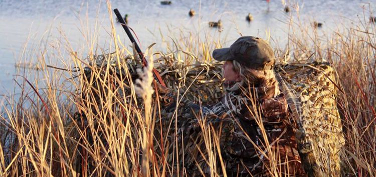 6. DIY Temporary Duck Blind