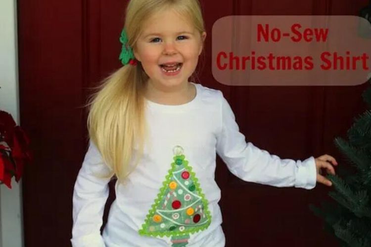 7. DIY Christmas Shirt For Kids