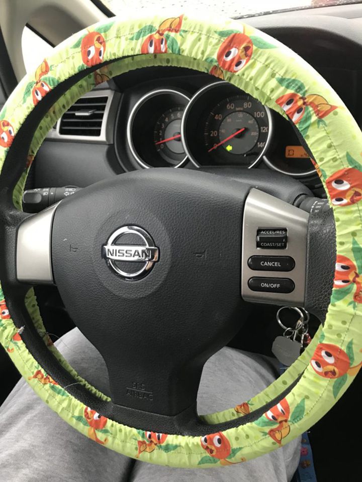 7. How To Sew A Steering Cover With Fabric
