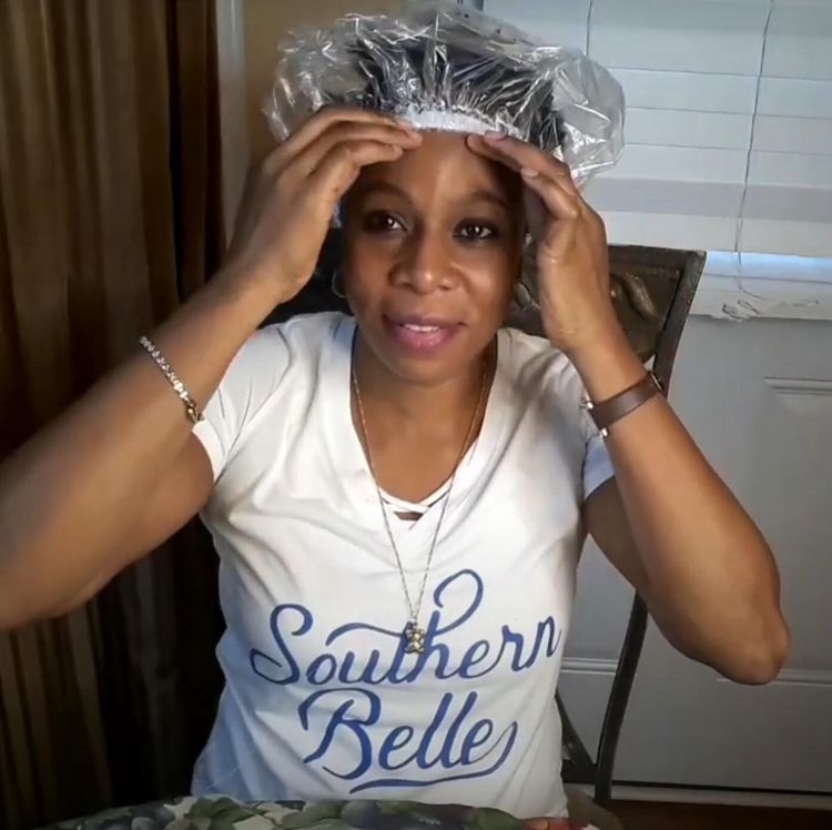 7. Quick Homemade Shower Cap