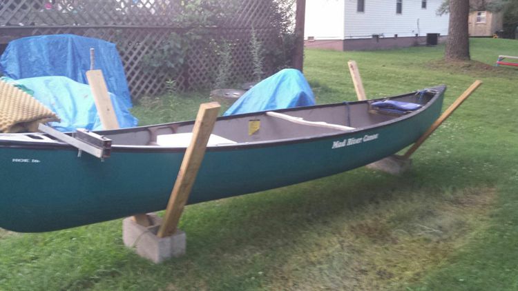 9. DIY Canoe Rack