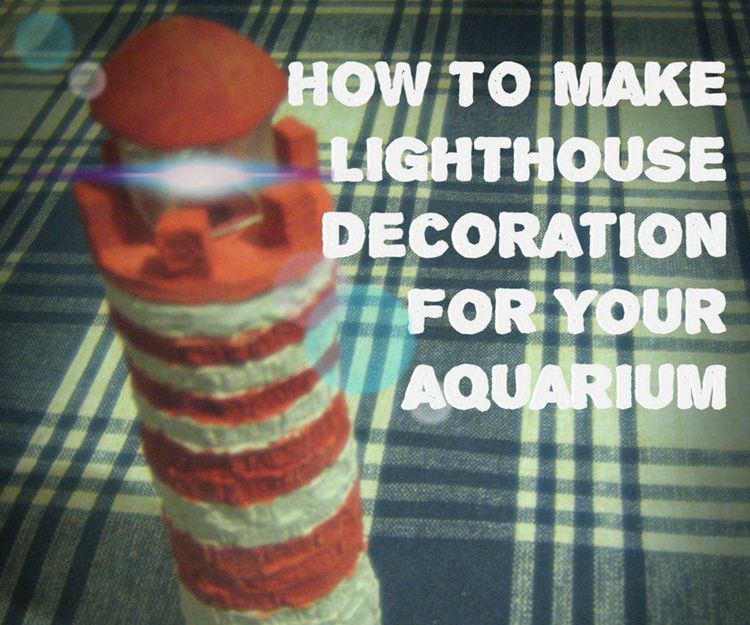 9. Lighthouse Decoration For Aquarium
