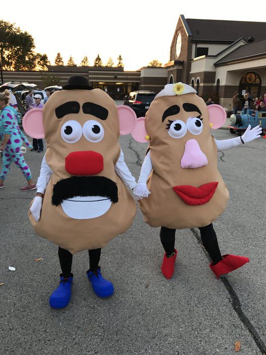 12. DIY Mr. And Mrs. Potato Head Costume