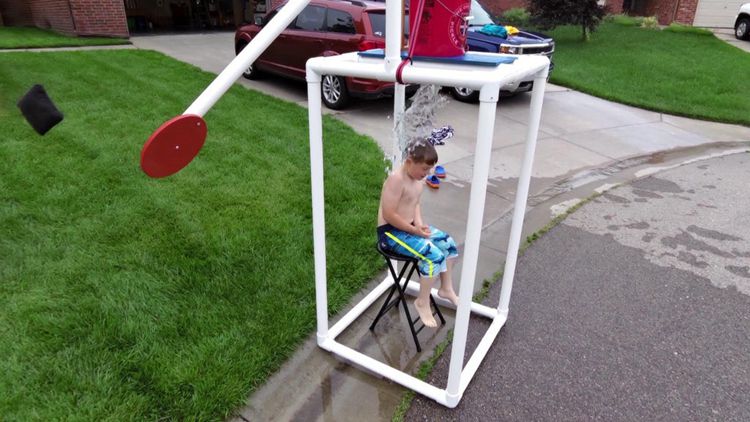 13. Backyard Dunk Tank