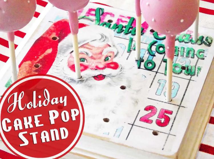 13. Cake Pop Stand For Holidays