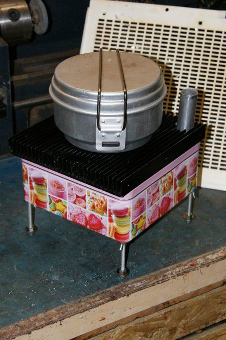 13. Tent Candle Oven Stove