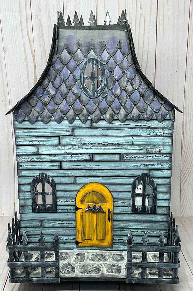 14. DIY Halloween Dollhouse