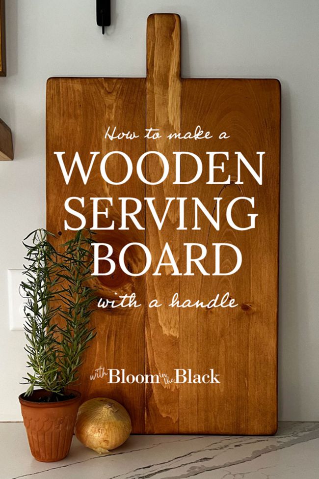 15. Large Wooden Serving Board