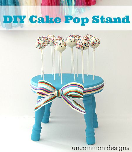 22. Easy Cake Pop Stand