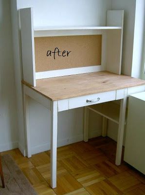 5. DIY Simple Desk With Hutch