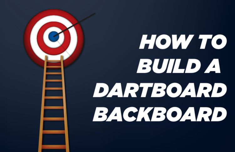 6. Build A Dart Board Backboard