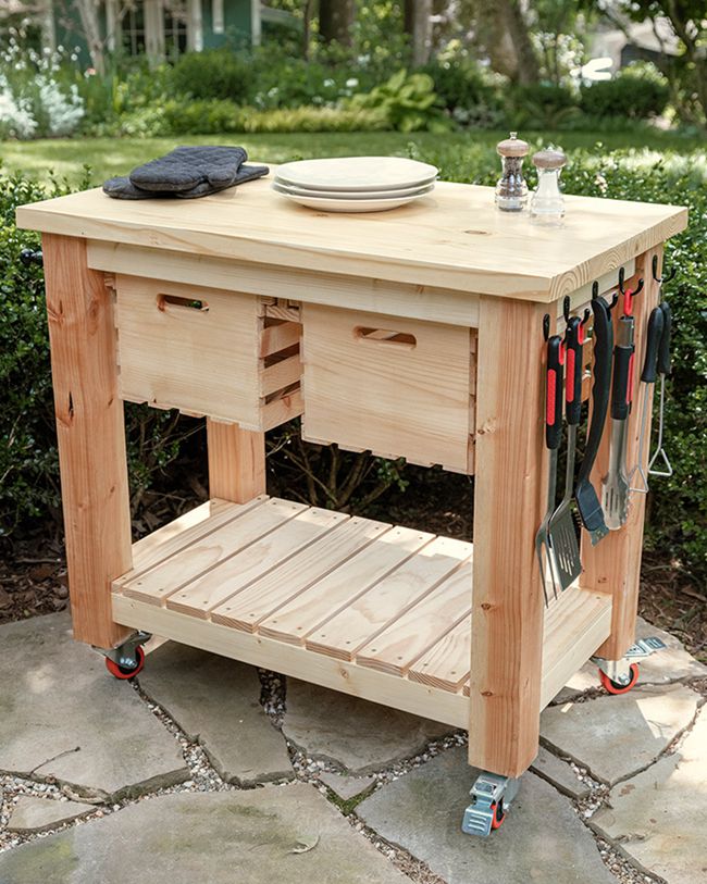 6. How To Make A DIY Grill Cart