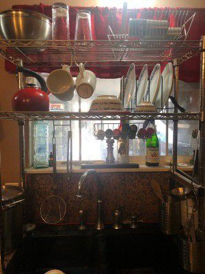 6. Over The Counter Dish Rack