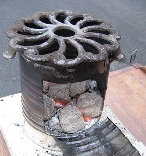 7. DIY Rocket Stove