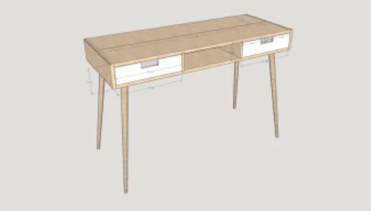 8. Desk Hutch Plan