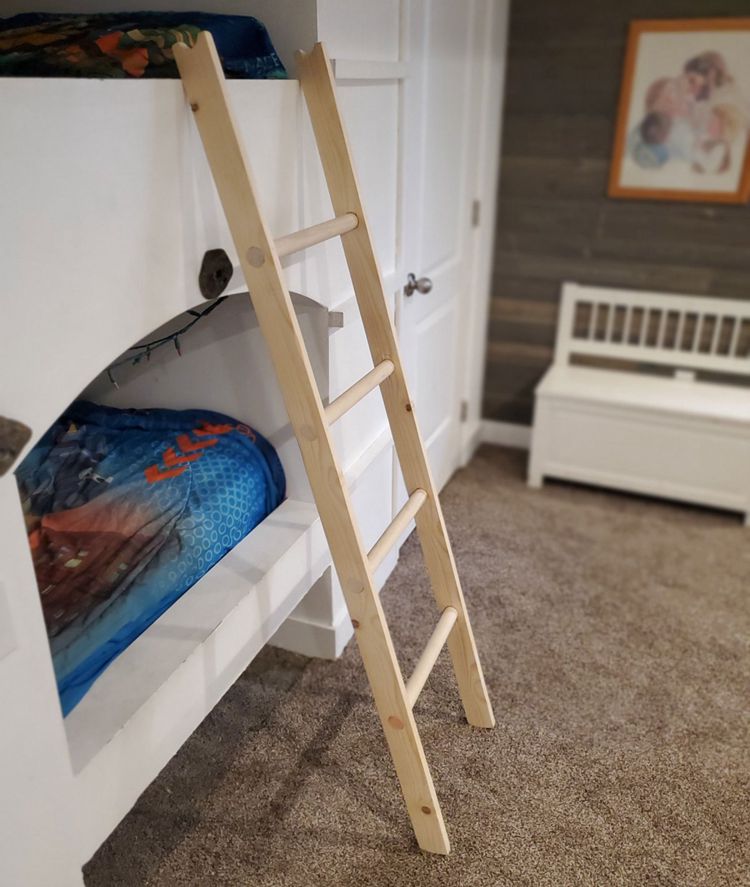 8. Simple Bunk Bed Ladder