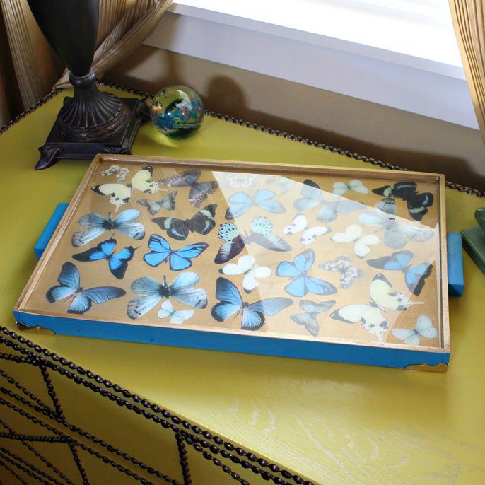 14. Resin Butterfly Tray