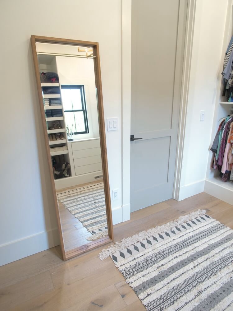 15. Easy Full-Length Floor Mirror