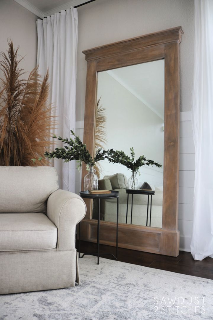 5. Large Floor Leaner Mirror