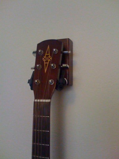 7. Wood And Metal Guitar Hanger