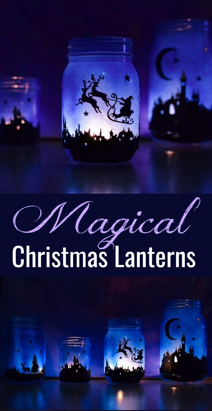 120. Mason Jar Christmas Lantern