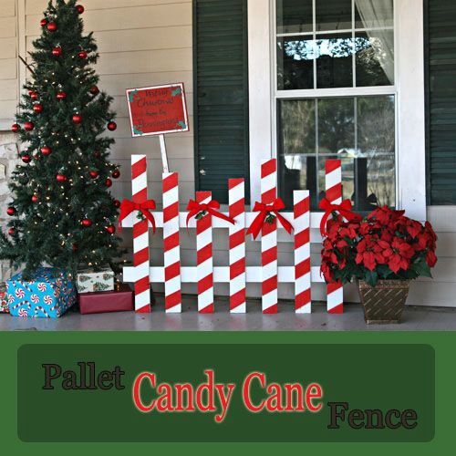 Candy Cane Fence