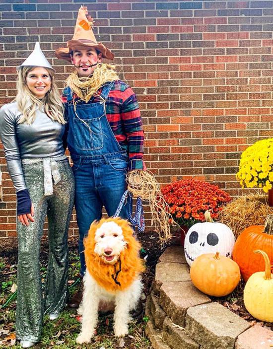 1. Scarecrow and Tin Man Couples Halloween Costume