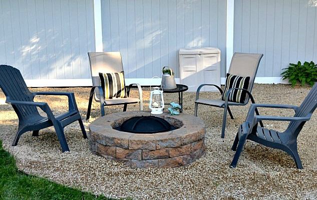 13. Fire Pit By the Corner of Your Backyard