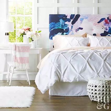 17. Easy-to-make Tufted Headboard