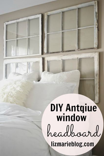 2. Window Headboard