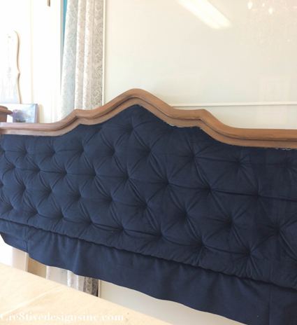 23. No-sew Headboard