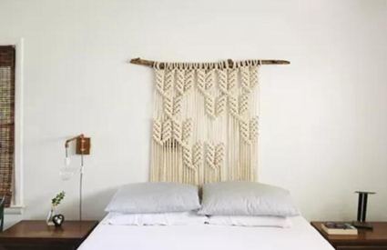 25. Macrame Headboard