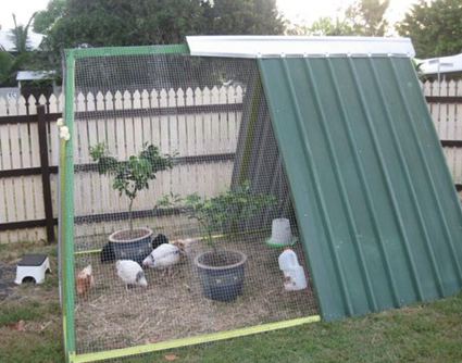 27. Fabricated Chicken Coop