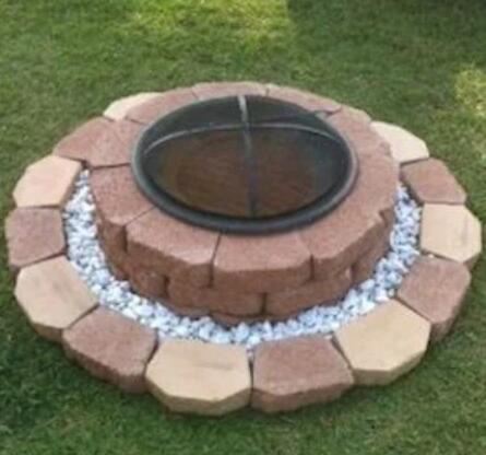 30. Multi-Level Fire Pit