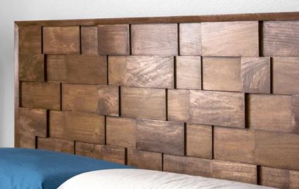 31. Decorative Wood Headboard