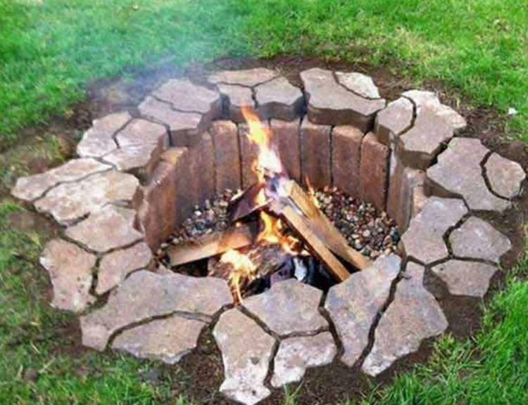 42. Rustic Fire Pit