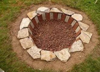 45. Slightly-Angled Fire Pit