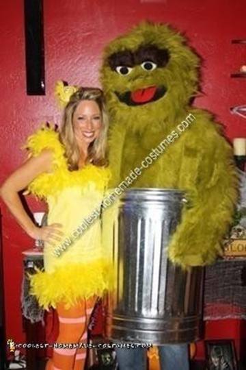 46. Elmo and Oscar Couples Costume