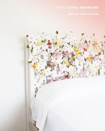 46. Floral Headboard