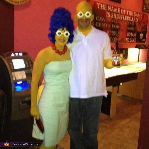 47. The Marge and Homer Simpson Couples Halloween Costume