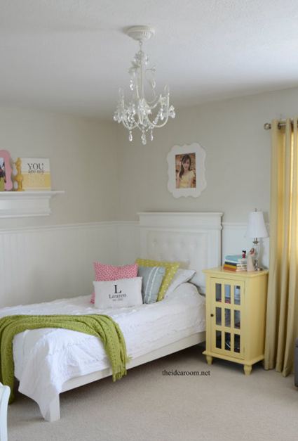 48. White Tufted Headboard