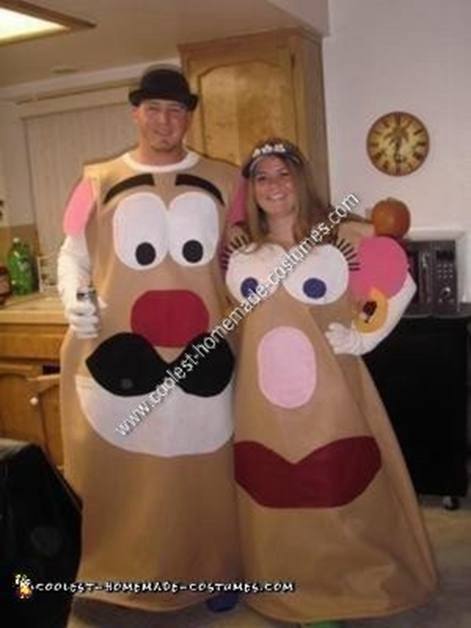 49. Mr. and Mrs. Potato Head Halloween Costumes