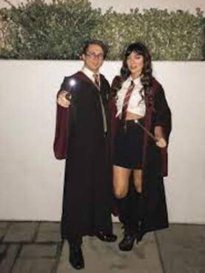 5. Harry Potter and Hermoine Granger Halloween Costumes