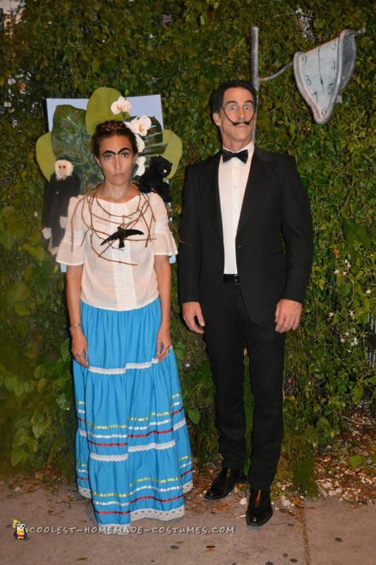 51. Frida Kahlo and Salvador Dali Costumes for Halloween