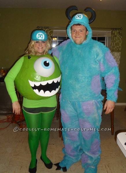 52. Sully and Mike from Monsters Inc Costumes