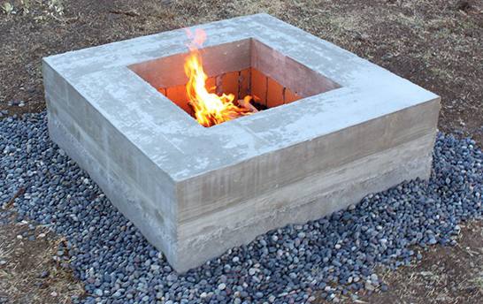 62. $250 Concrete Fire Pit