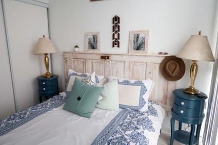 75. Upcycled Door Headboard