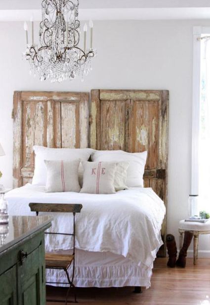 76. Rustic and Chic Headboard