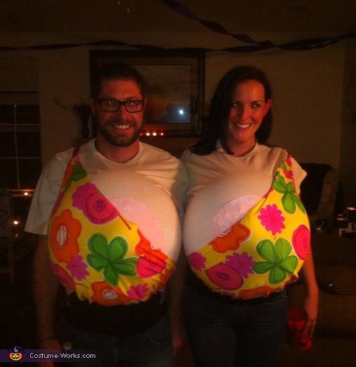 78. Boobies Couples Costume